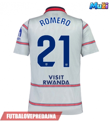 Lacne Muži Futbalové dres Atletico Madrid Cristian Romero #21 2026-27 Krátky Rukáv - Tretina